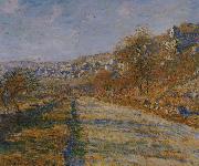 Claude Monet Road of La Roche-Guyon oil painting on canvas